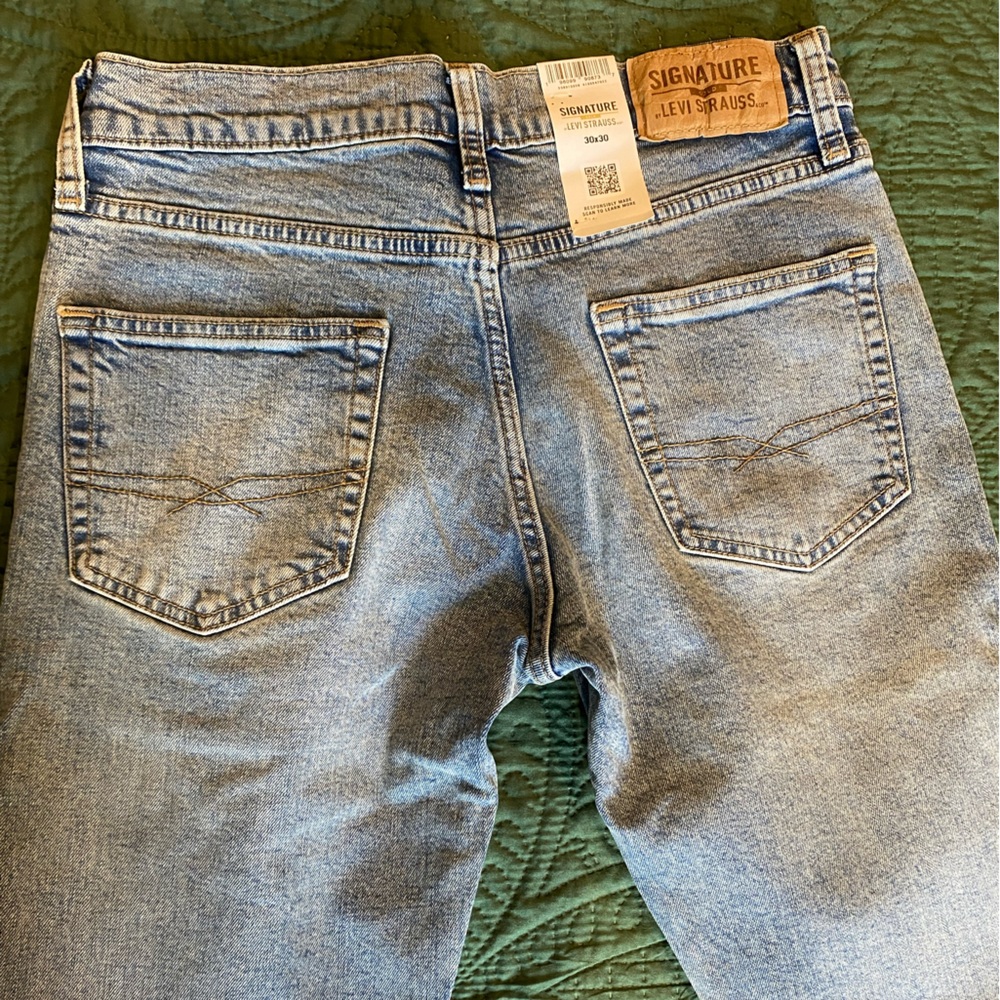 New Men’s Levi Strauss Slim Flex 30x30